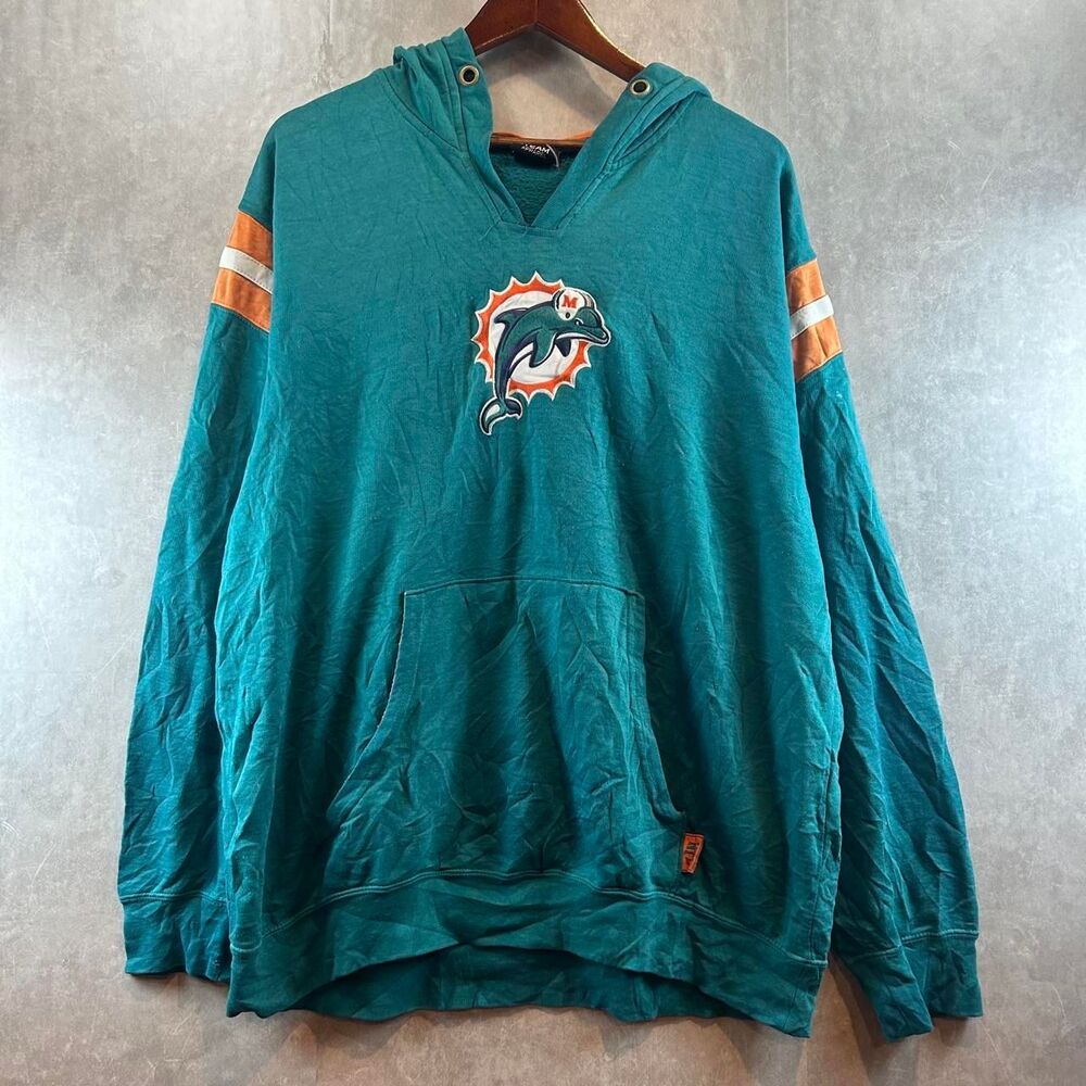 Nfl Men's Green and Blue Hoodie